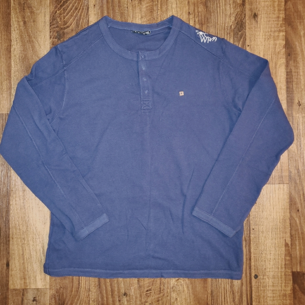 Rocawear waffle nit henley